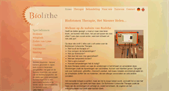 Desktop Screenshot of biolithe.nl